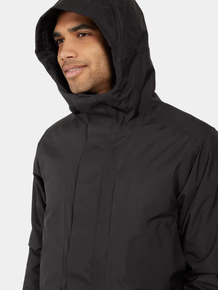 Men Kenny Parka Black Didriksons Autumn Jackets