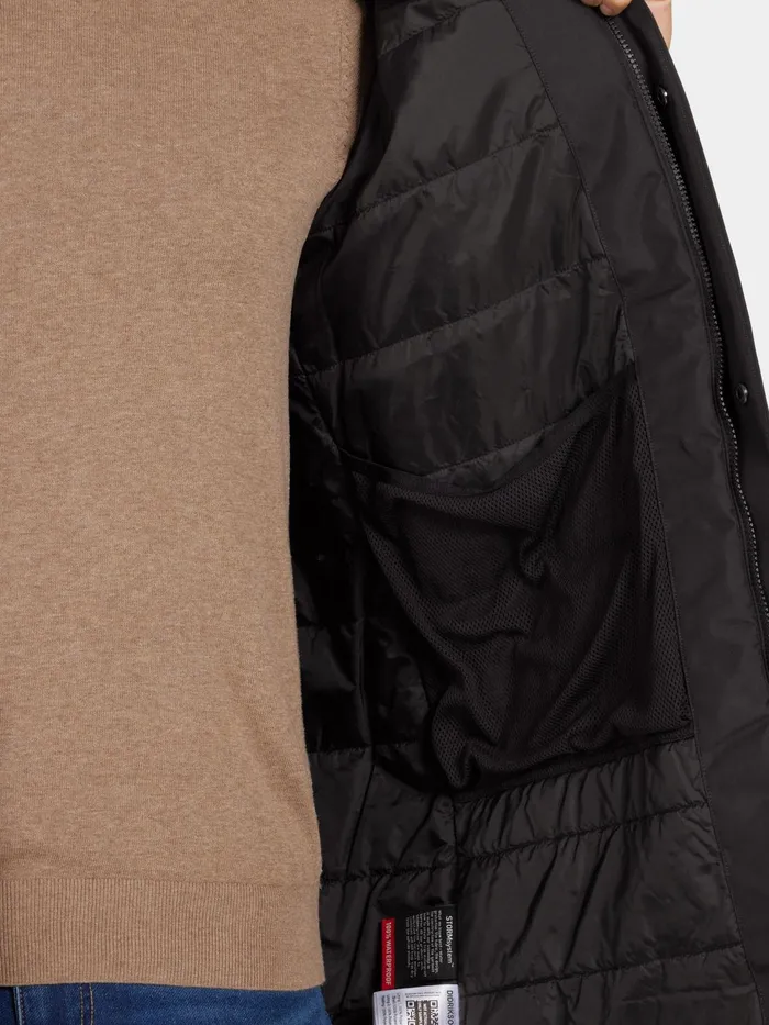 Men Kenny Parka Black Didriksons Autumn Jackets
