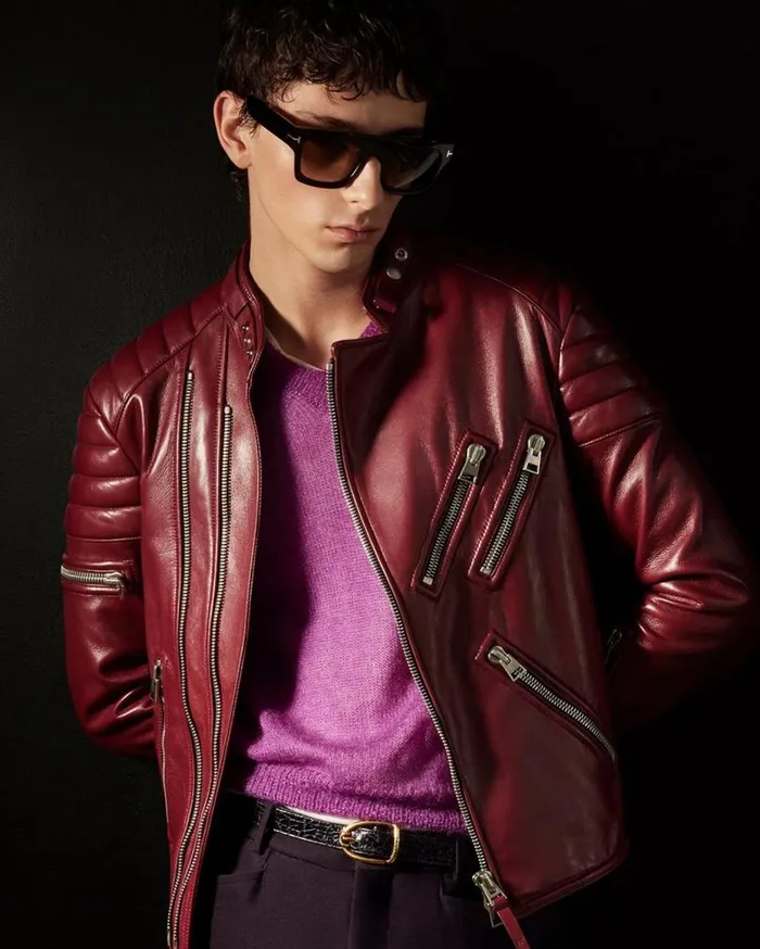 Men Knitwear Tom Ford Silk Sheer V Neck Ecru