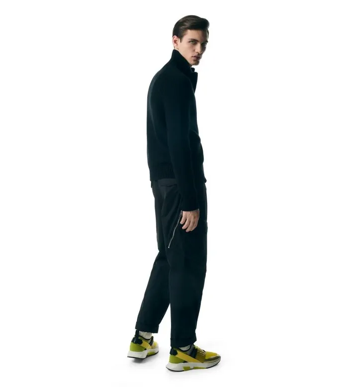 Men Knitwear Tom Ford Wool Cashmere Zip Through Black Men Knitwear Tom Ford Wool Cashmere Zip Through Black