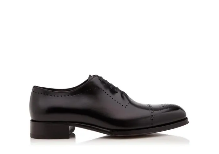 Men Laceups Tom Ford Edgar Oxford Brogue Black