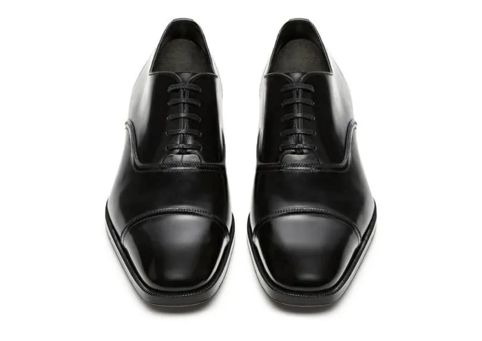 Men Laceups Tom Ford Gianni Lace Up Cap Toe Black Men Laceups Tom Ford Gianni Lace Up Cap Toe Black
