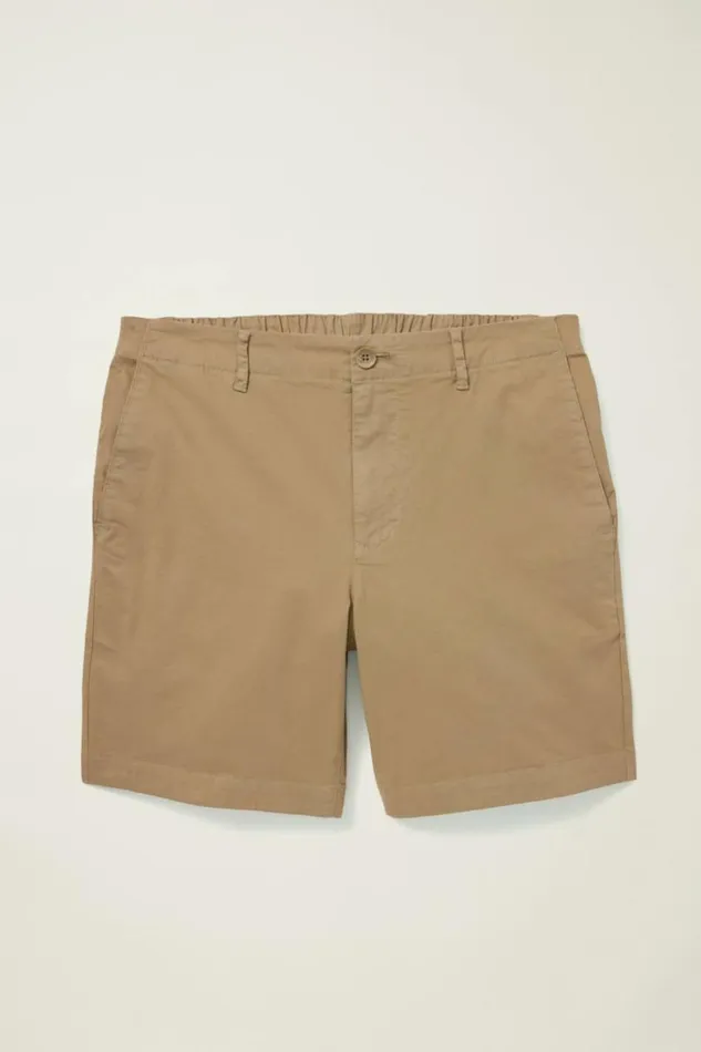 Men Lightweight Chino Short Wooden Brown Bonobos Seasonal Pants