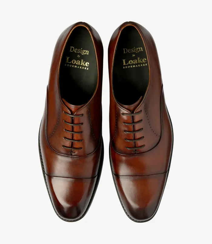 Men Loake Phoenix Scotch Patina Toe Caps Men Loake Phoenix Scotch Patina Toe Caps