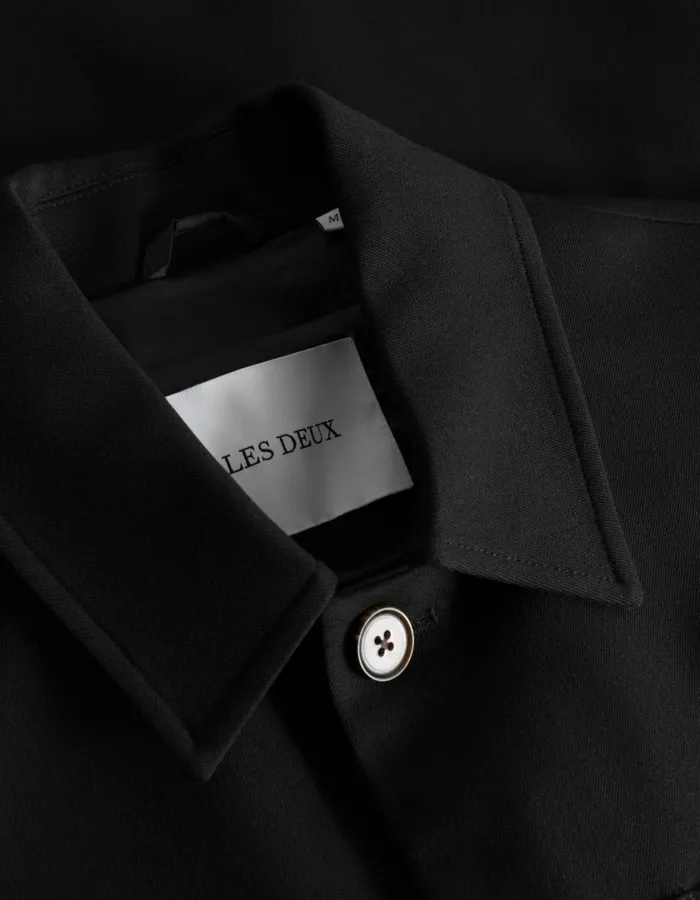 Men Marseille Hybrid Jacket 8211 Black Les Deux JacketsCoats