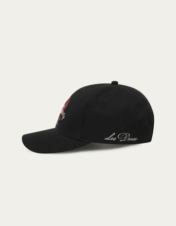Men Mediterranean Baseball Cap 8211 BlackBlack Les Deux CapsHats