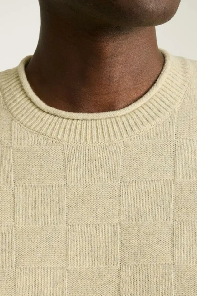 Men Merino Roll Neck Sweater Natural Bonobos Crew and VNeck Sweaters