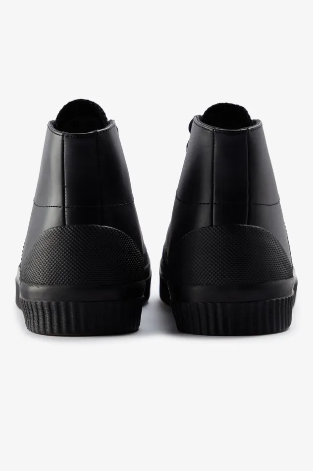 Men Mid Hughes Black Fred Perry Shoes