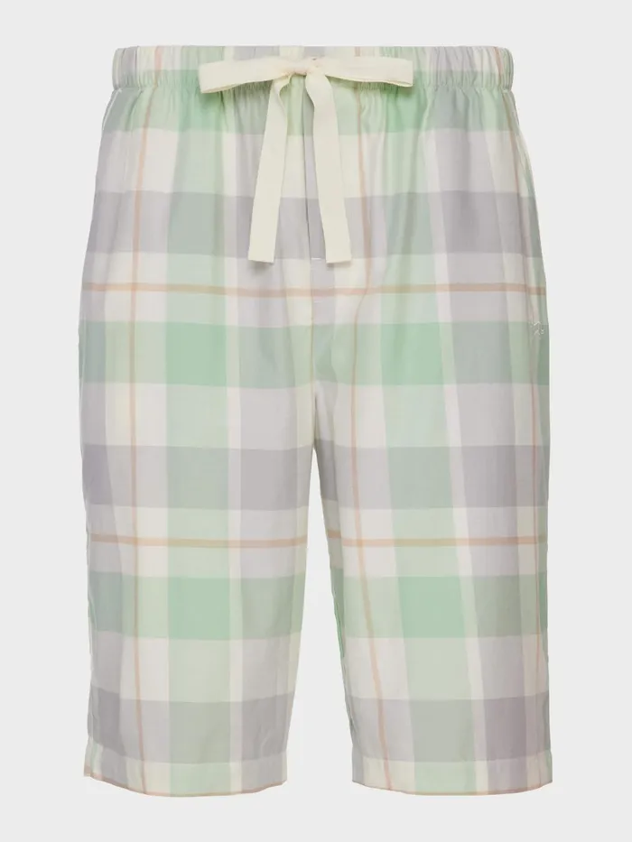 Men Mint Check Sleep Short Multi Peter Alexander Shorts