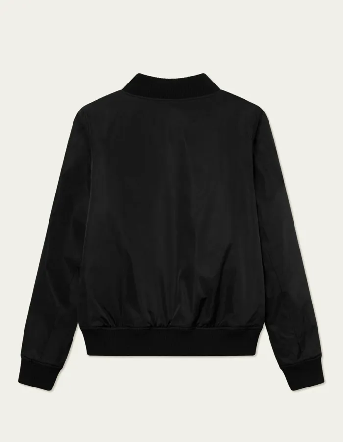 Men Neo Varsity Bomber Jacket 8211 BlackBlack Les Deux JacketsCoats