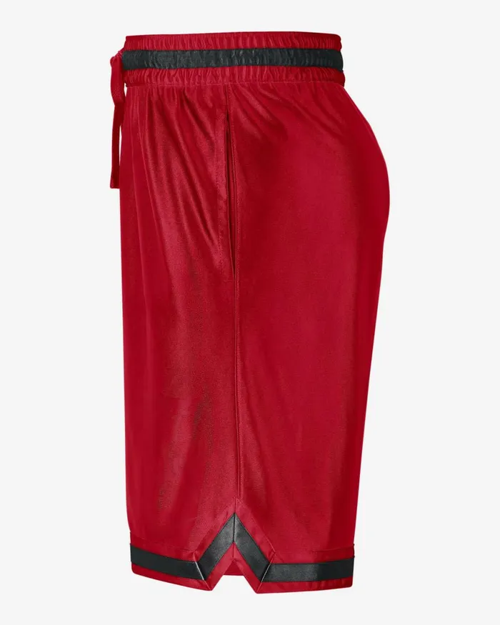 Men Nike Shorts Chicago Bulls Courtside University Redblackblack