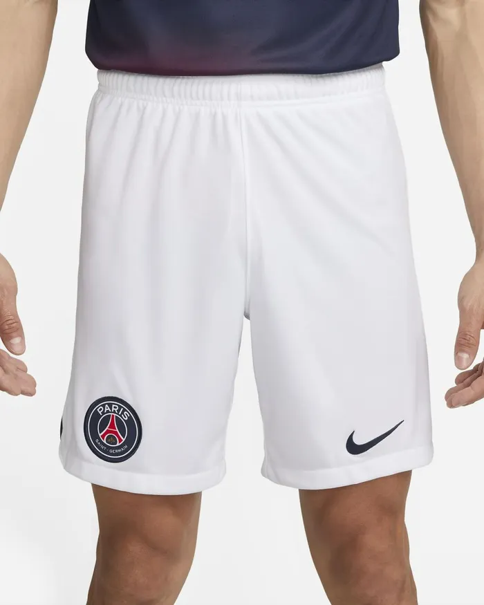 Men Nike Shorts Paris SaintGermain 202324 Stadium HomeAway Whitemidnight Navymidnight Navy