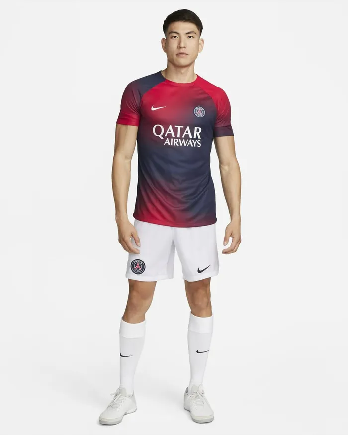 Men Nike Shorts Paris SaintGermain 202324 Stadium HomeAway Whitemidnight Navymidnight Navy