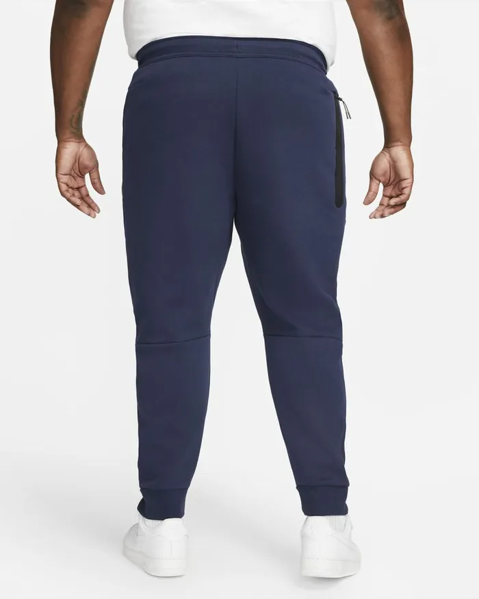 Men Nike Trousers And Tights Sportswear Tech Fleece Midnight Navyblack