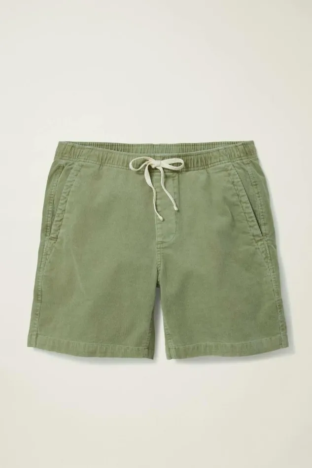 Men Nomad Short Moss Green Corduroy Bonobos Casual Shorts