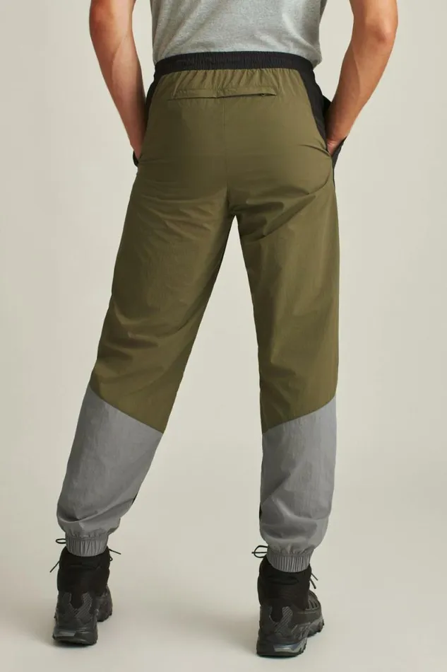 Men Nylon Windbreaker Pant Black Bonobos Joggers and Athleisure
