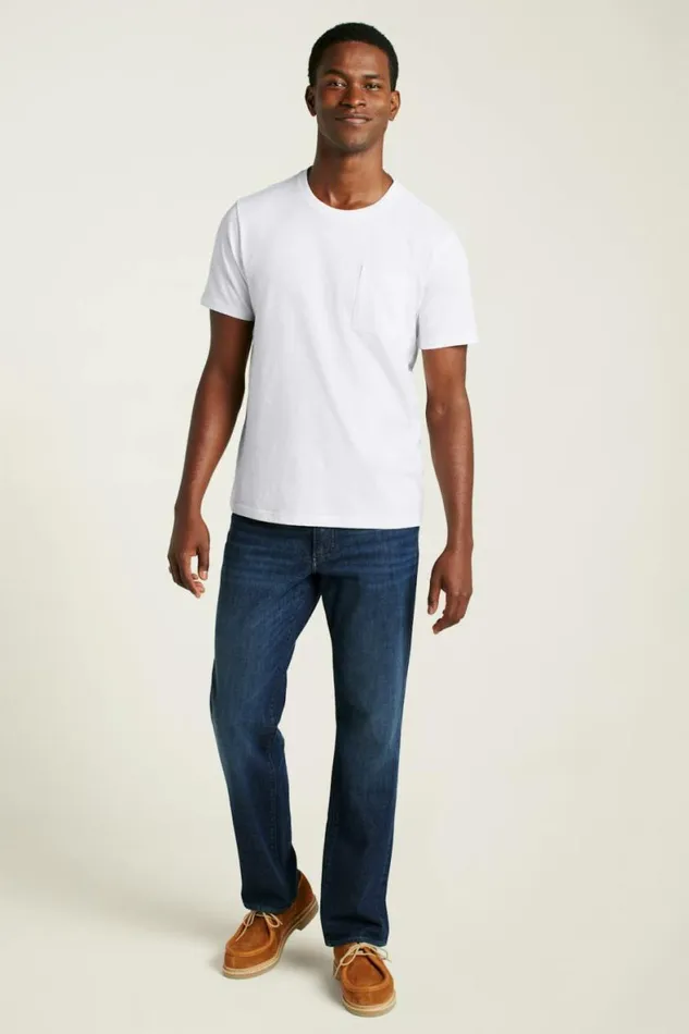 Men Organic Cotton Pocket Tee White Bonobos Short Sleeve Tees