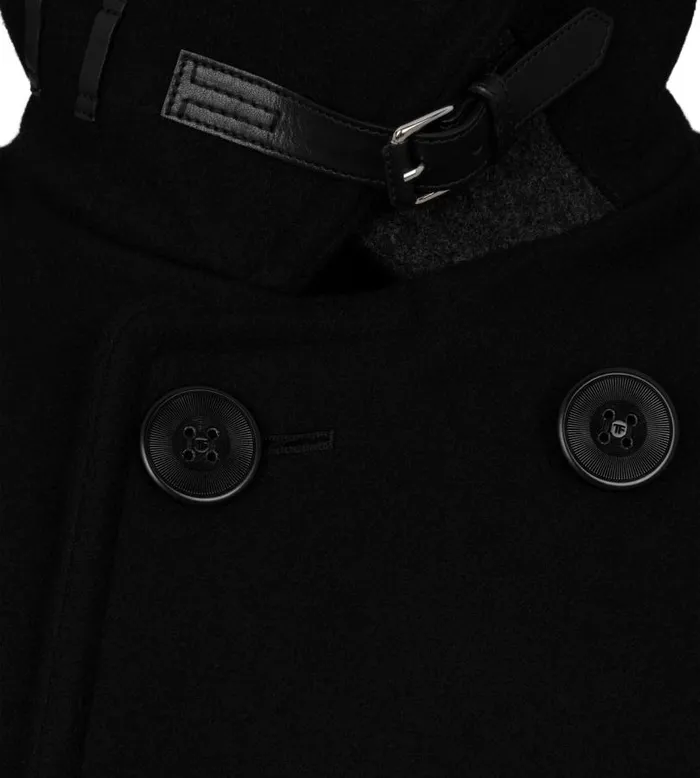 Men Outerwear Tom Ford Melton Peacoat Black Men Outerwear Tom Ford Melton Peacoat Black