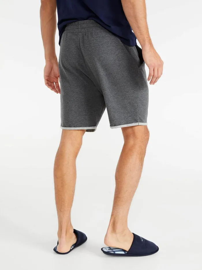 Men PA Charcoal Cut Off Sweat Charcoal Marle Peter Alexander Shorts