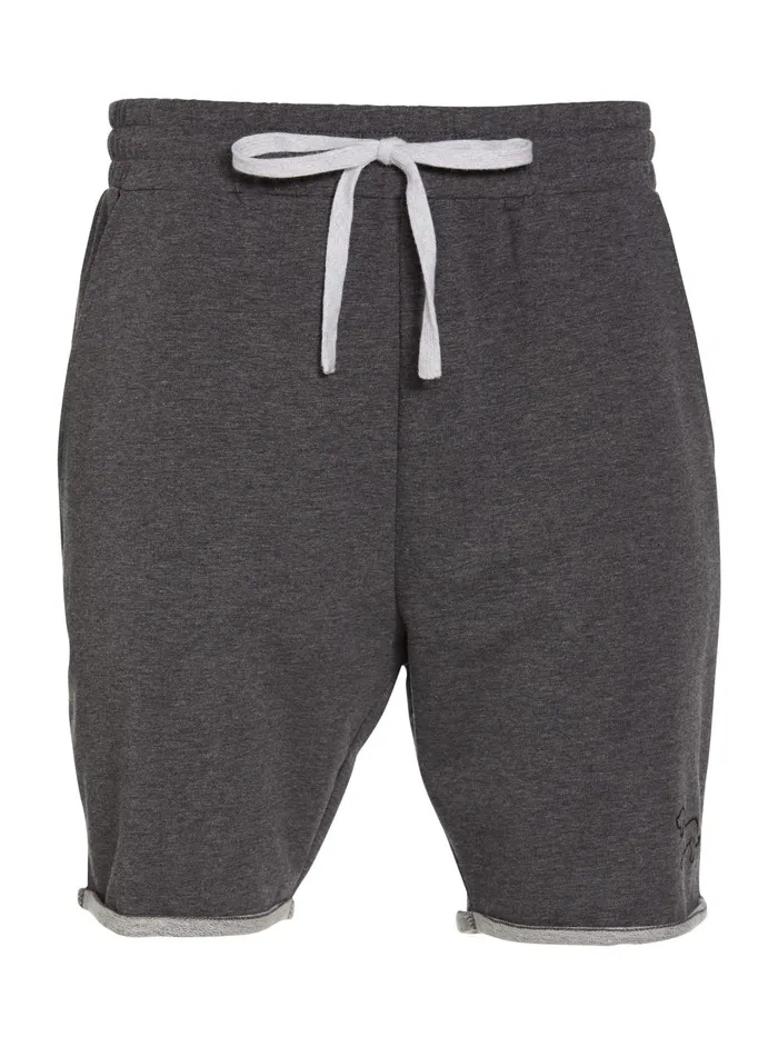 Men PA Charcoal Cut Off Sweat Charcoal Marle Peter Alexander Shorts