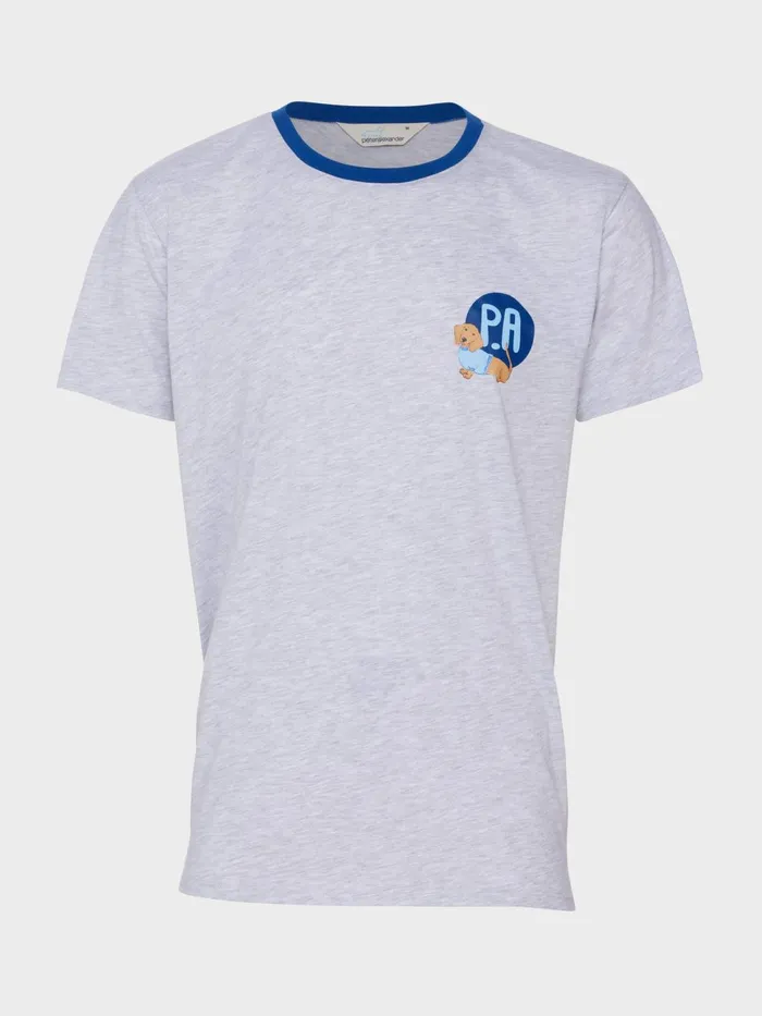 Men PA Penny Tee Grey Marle Peter Alexander Tops