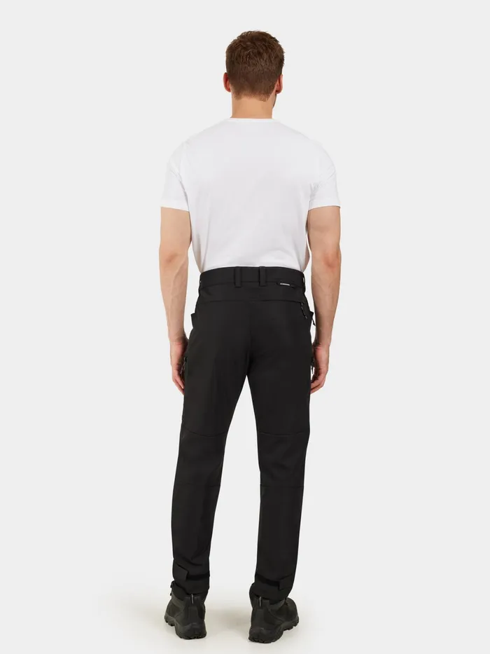 Men Pavo Pants Black Didriksons Walking Trousers