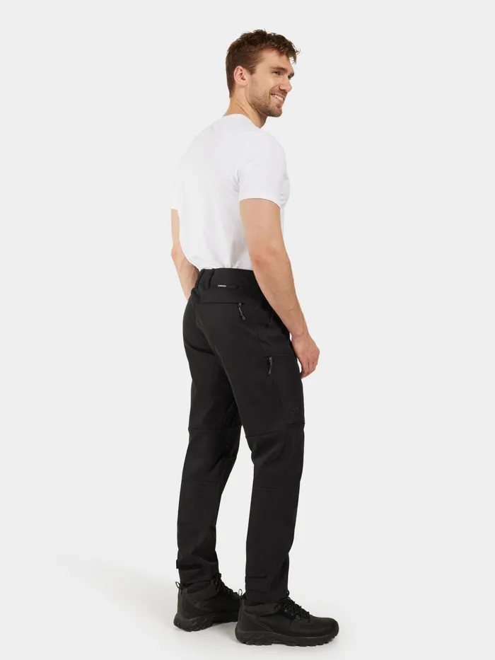 Men Pavo Pants Black Didriksons Walking Trousers