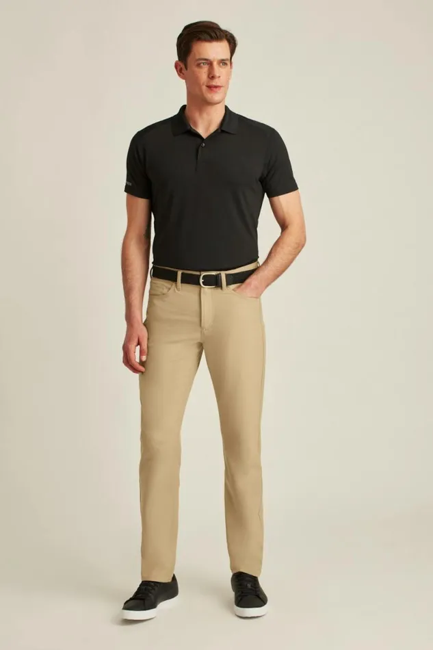 Men Performance Link 5Pocket Pants Oak Khaki Bonobos 5pochet Pants