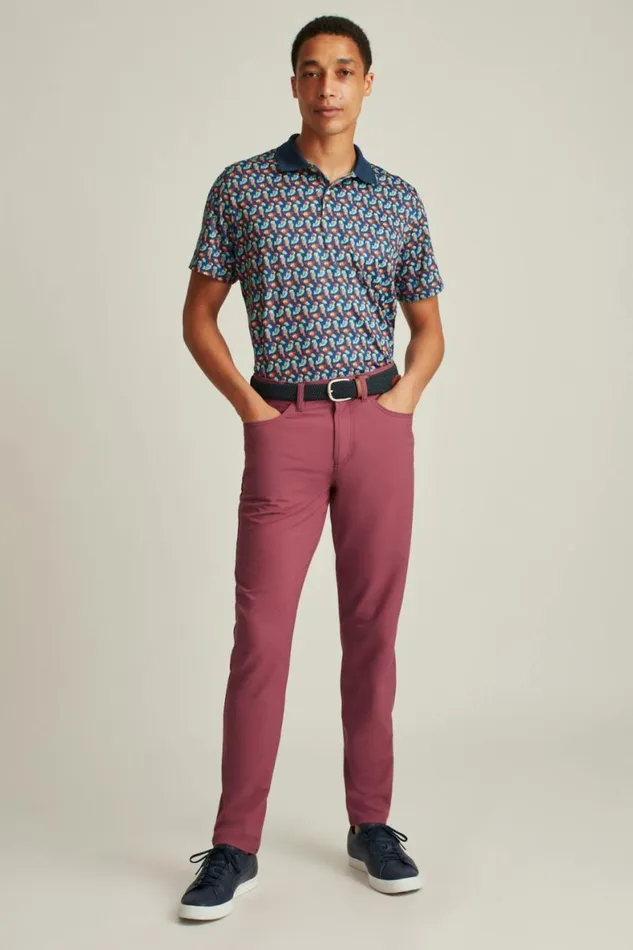 Men Performance Link 5Pocket Pants Rose Bonobos 5pochet Pants