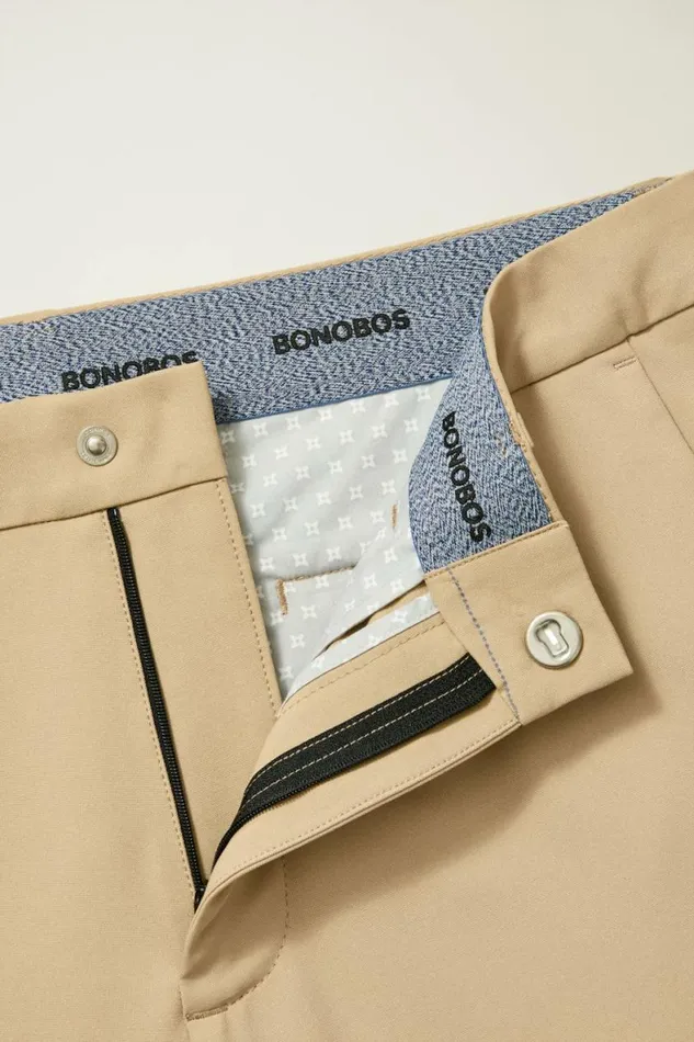 Men Performance Link Pants Oak Khaki Bonobos Joggers and Athleisure