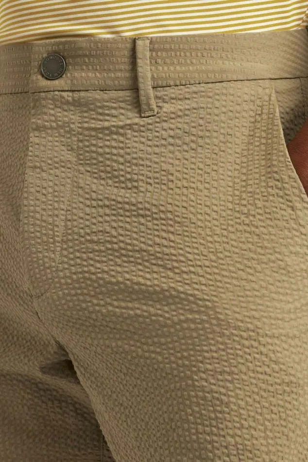 Men Performance Seersucker Golf Pant Khaki Seersucker Stripe Bonobos Chinos