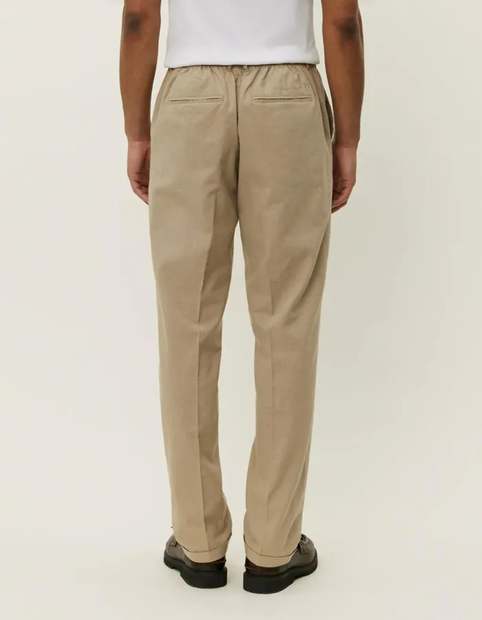 Men Pino CottonLinen Pants 8211 Dark Sand Les Deux Pants
