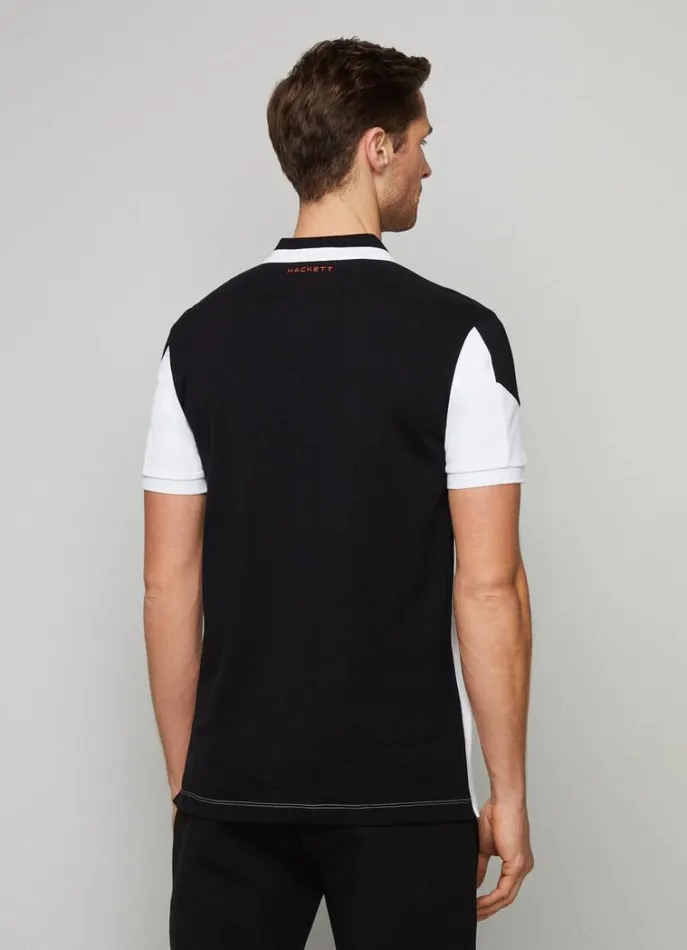 Men Polo Shirts Hackett London Aston Martin Classic Fit Polo White