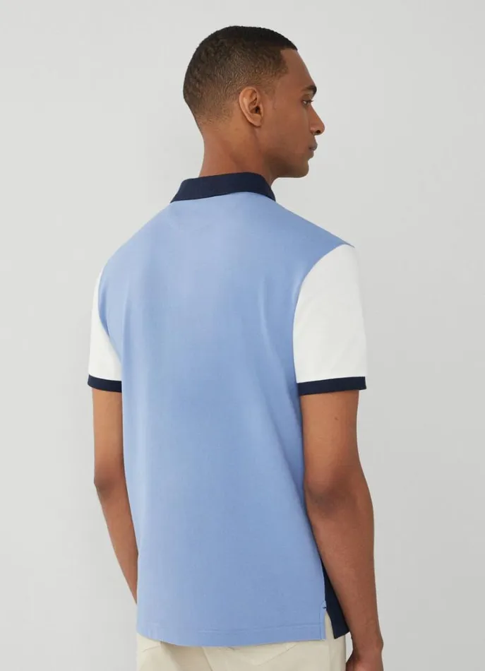 Men Polo Shirts Hackett London Classic Fit Heritage Polo Navy