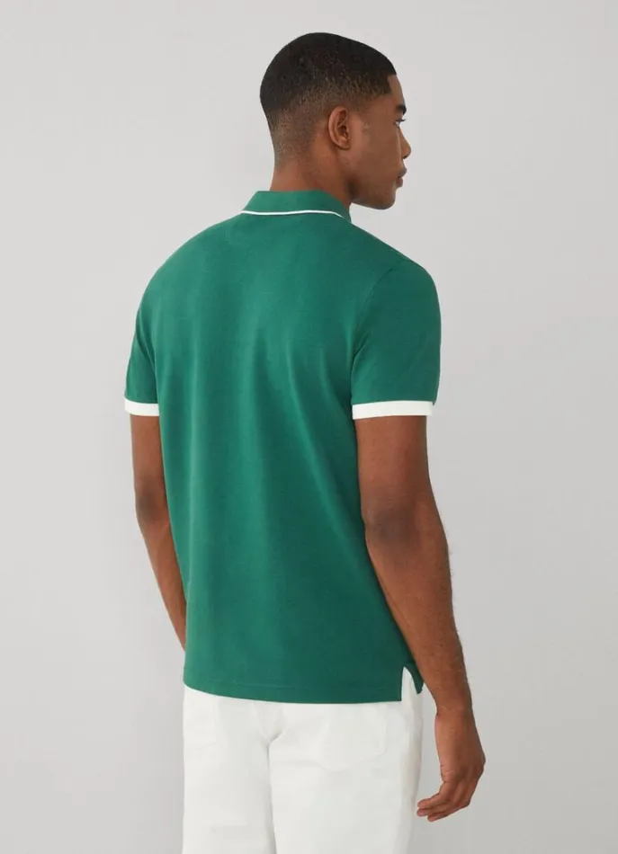 Men Polo Shirts Hackett London Classic Fit Piqu Heritage Polo Green