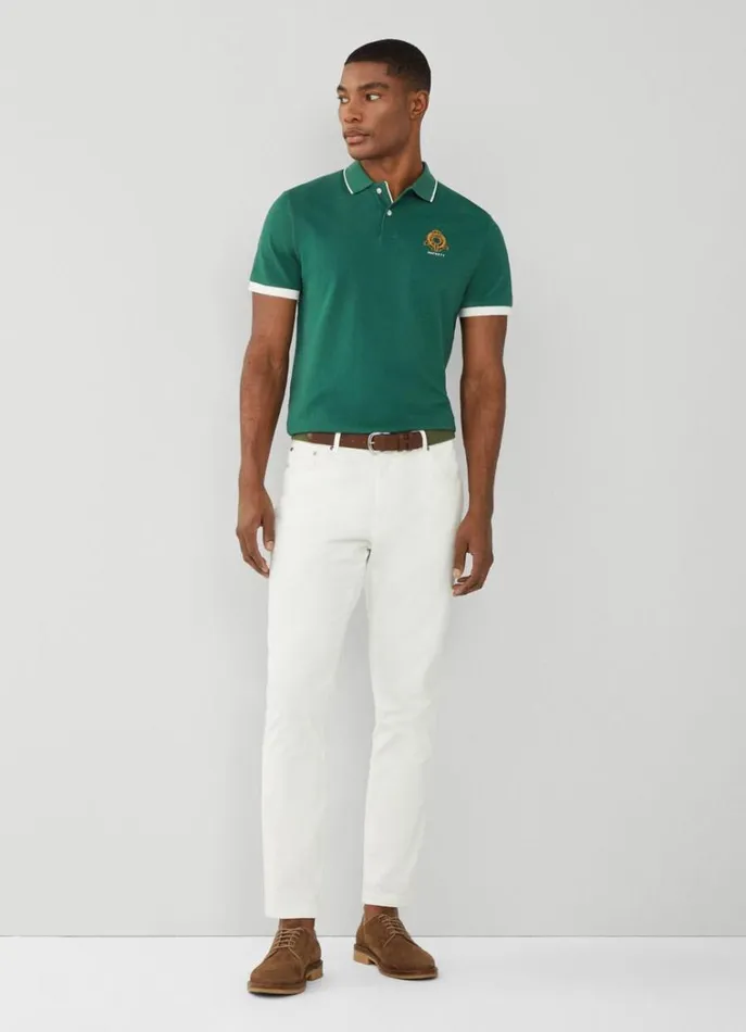 Men Polo Shirts Hackett London Classic Fit Piqu Heritage Polo Green