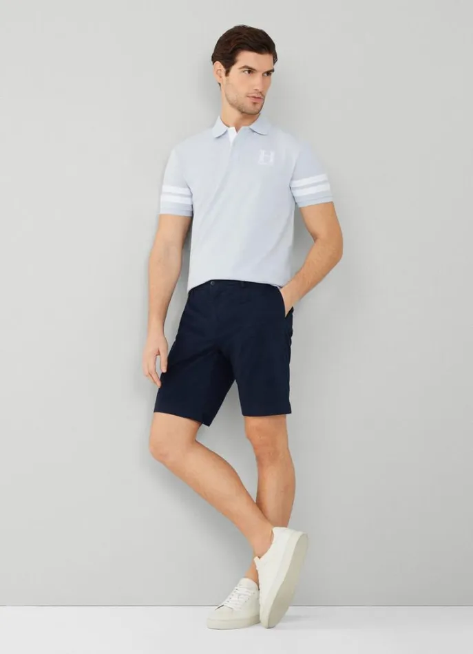 Men Polo Shirts Hackett London Classic Fit Piqu Heritage Polo Sky Blue