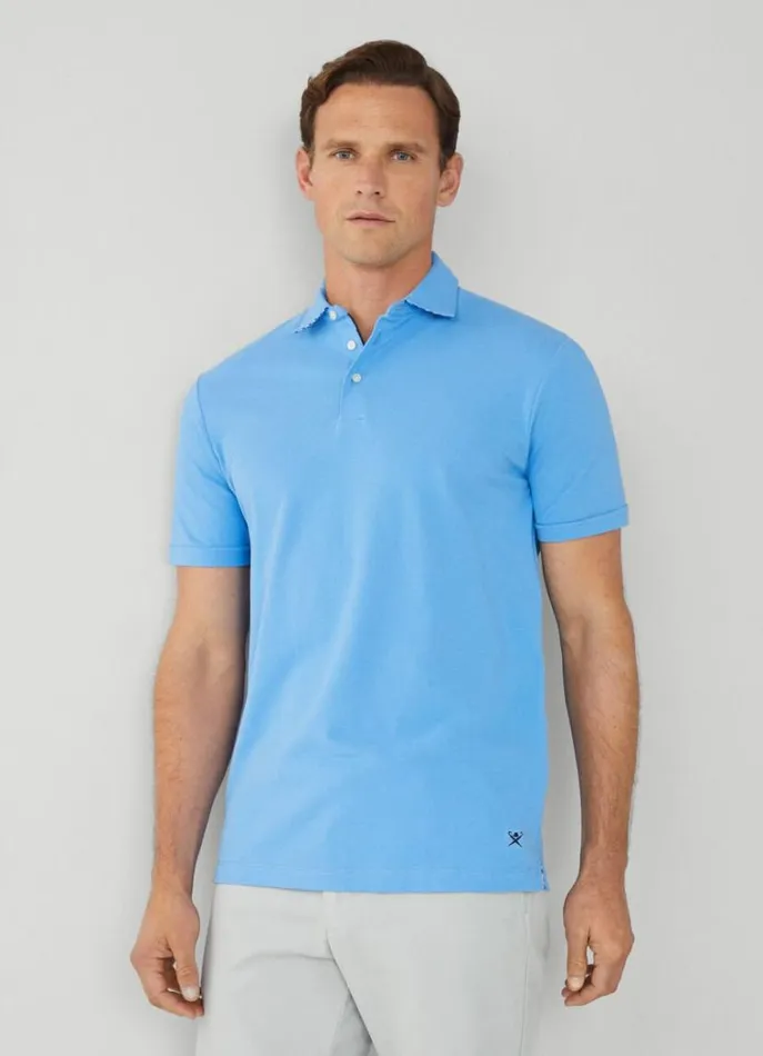 Men Polo Shirts Hackett London Classic Fit Piqu Polo Marina