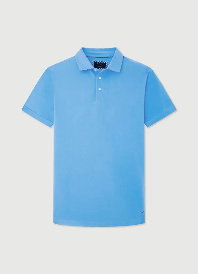 Men Polo Shirts Hackett London Classic Fit Piqu Polo Marina