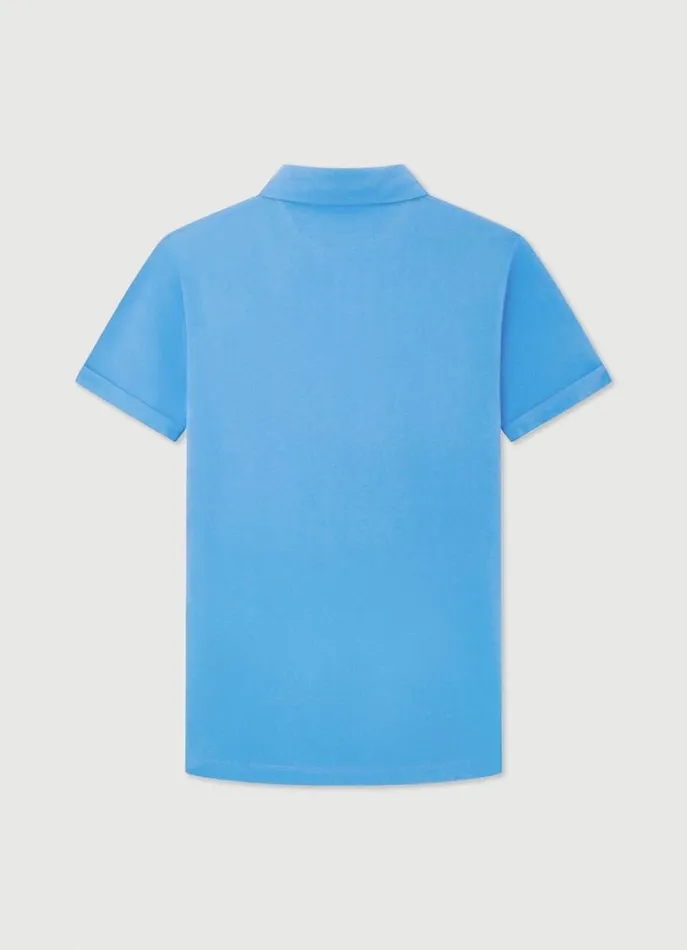Men Polo Shirts Hackett London Classic Fit Piqu Polo Marina