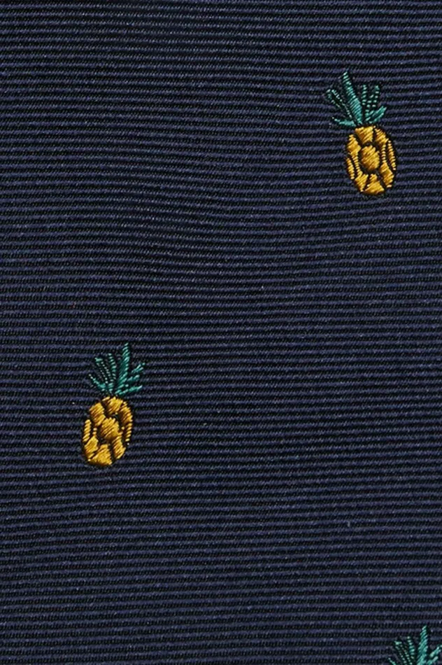 Men Premium Necktie Mister Pineapple Bonobos Ties and Pocket Squares