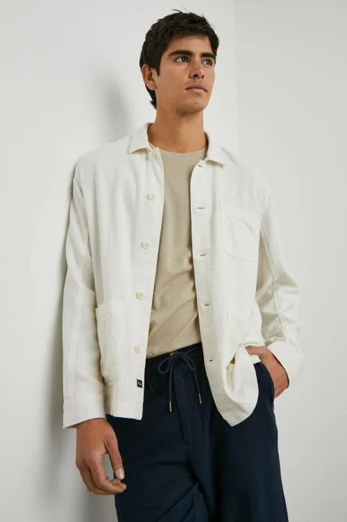 Men Rails Jackets and Coats Ambrose Jacket Ecru