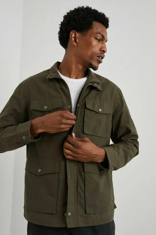 Men Rails Jackets and Coats Cardiff Jacket Dark Olive