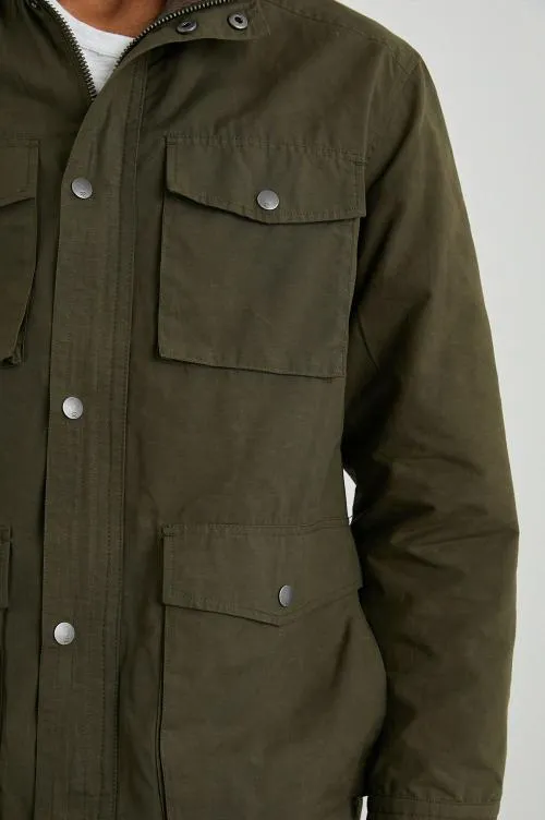 Men Rails Jackets and Coats Cardiff Jacket Dark Olive