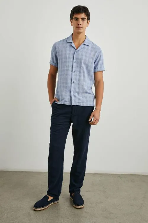 Men Rails Shirts Dresden Shirt Homespun Blue Gingham Men Rails Shirts Dresden Shirt Homespun Blue Gingham