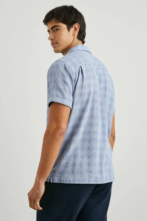 Men Rails Shirts Dresden Shirt Homespun Blue Gingham Men Rails Shirts Dresden Shirt Homespun Blue Gingham