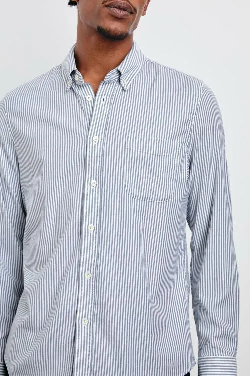 Men Rails Shirts Vance Shirt Blue White Stripe Men Rails Shirts Vance Shirt Blue White Stripe
