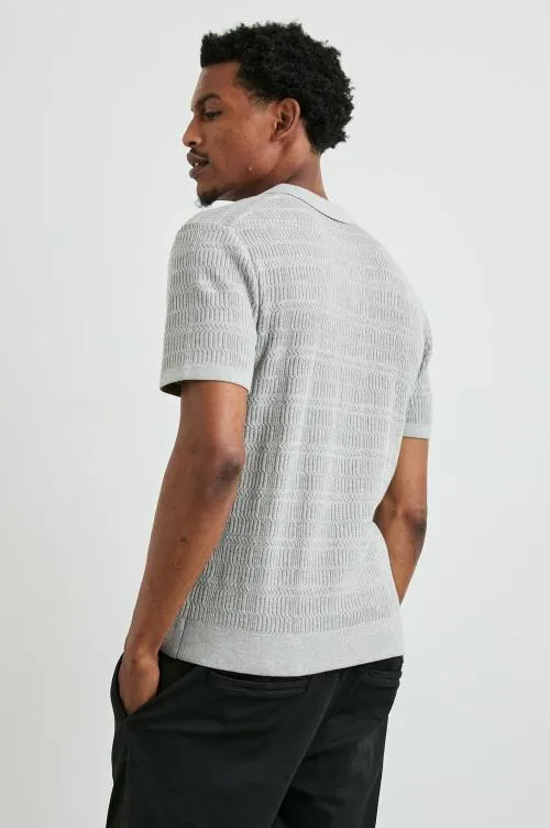 Men Rails TShirts and Polos Nathan Polo Shirt Concrete Melange Men Rails TShirts and Polos Nathan Polo Shirt Concrete Melange
