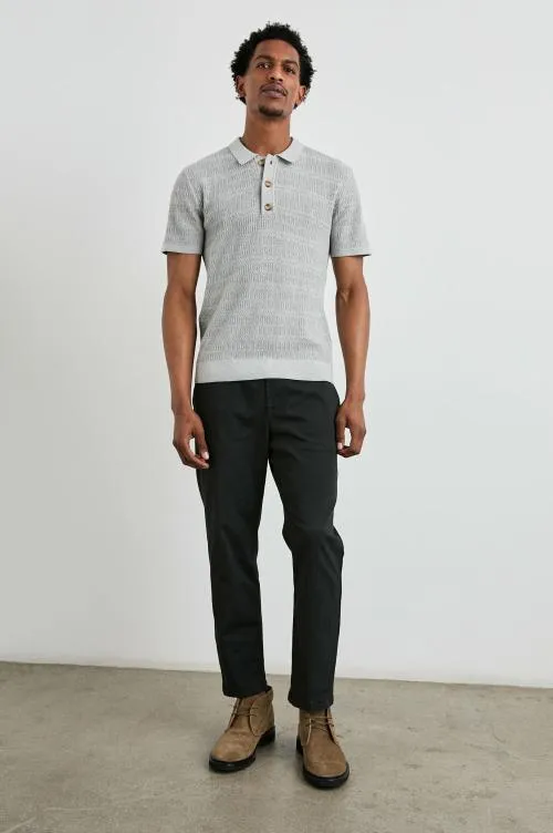 Men Rails TShirts and Polos Nathan Polo Shirt Concrete Melange Men Rails TShirts and Polos Nathan Polo Shirt Concrete Melange