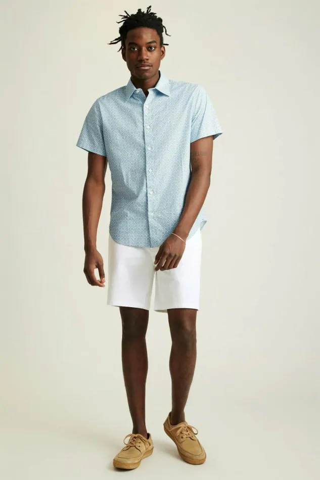Men Riviera Short Sleeve Shirt Light Blue Prism Geo Bonobos Short Sleeve Shirts Men Riviera Short Sleeve Shirt Light Blue Prism Geo Bonobos Short Sleeve Shirts